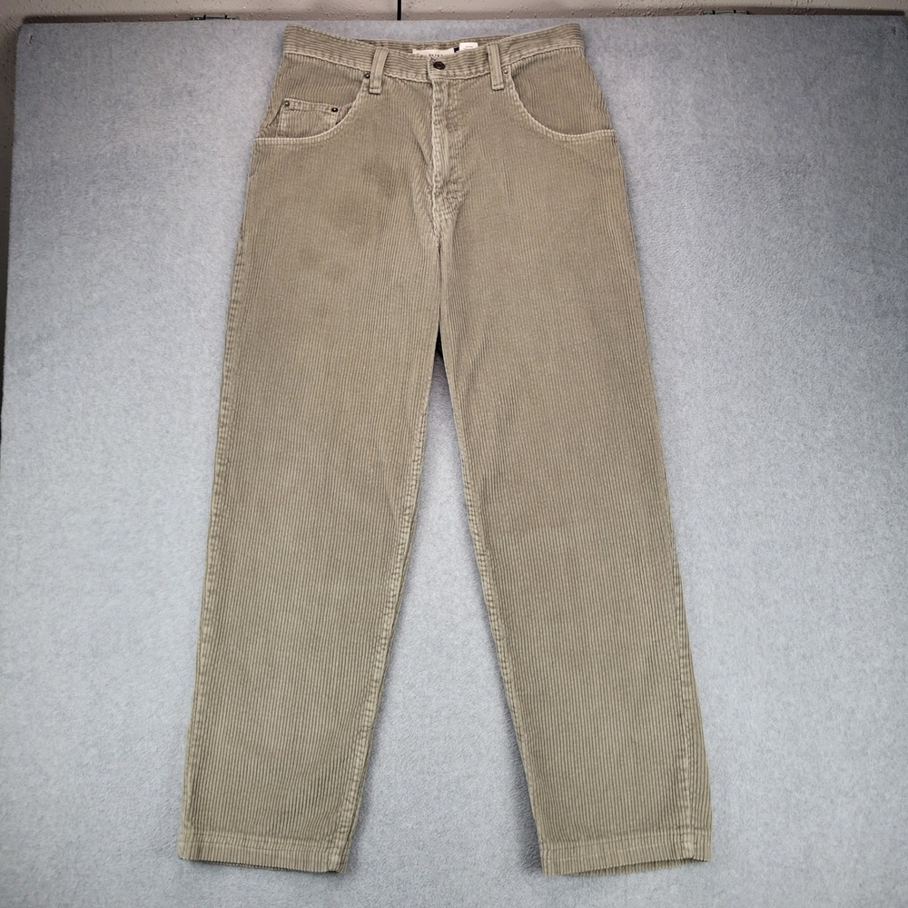Canyon River Blues Corduroy Pants Mens 32x32 Beige Loose Fit 5-Pocket Casual
